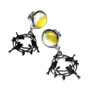 Ohrringe „Golden Nesting Song“