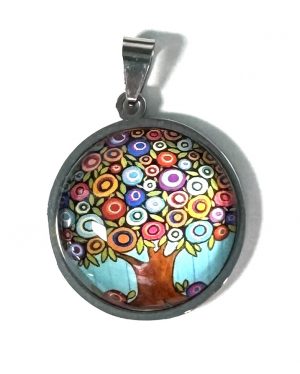 Cabochon & Stainless Steel