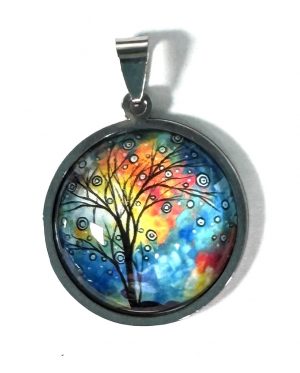 Cabochon & Stainless Steel