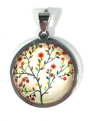 Cabochon & Stainless Steel