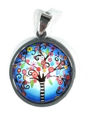 Cabochon & Stainless Steel
