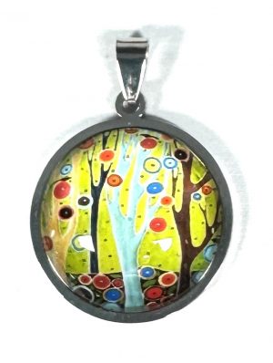 Cabochon & Stainless Steel