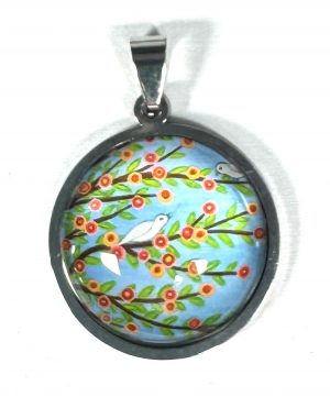 Cabochon & Stainless Steel