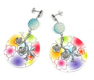 Ohrringe „Plum, Berry, Blossom“